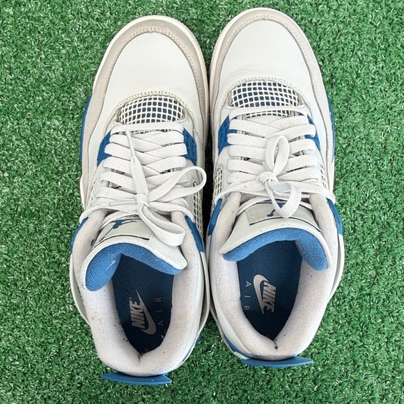 Air Jordan 4 Retro Military Blue Men’s size 9.5. Good condition, No Box - Picture 8 of 8